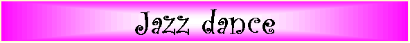 Jazz dance